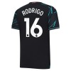 Officiële Voetbalshirt + Korte Broek Manchester City Rodrigo 16 Derde 2023-24 - Kids